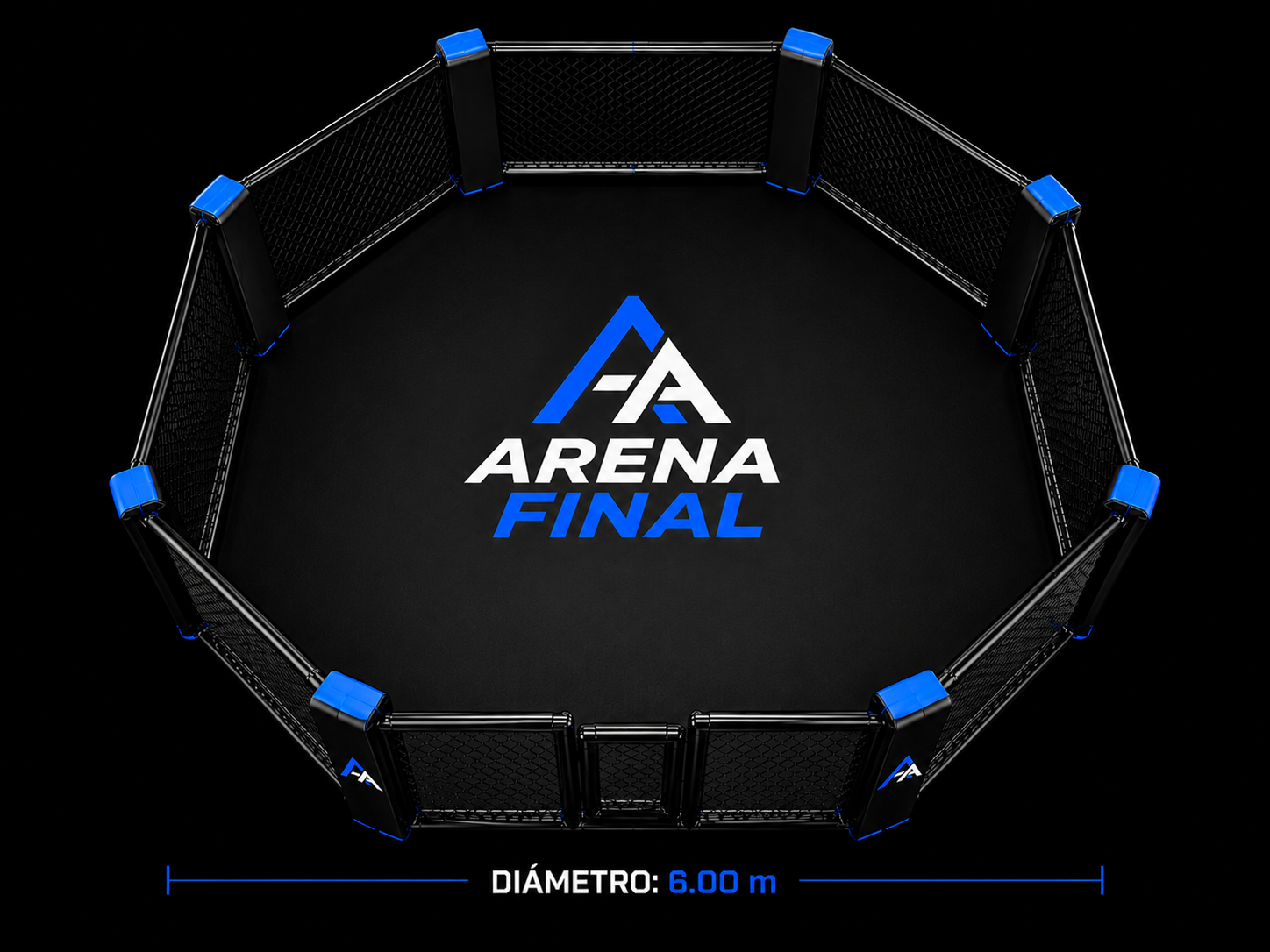 OCTÁGONO MMA ENTRENAMIENTO/GIMNASIO ARENA FINAL® – 6.00 m
