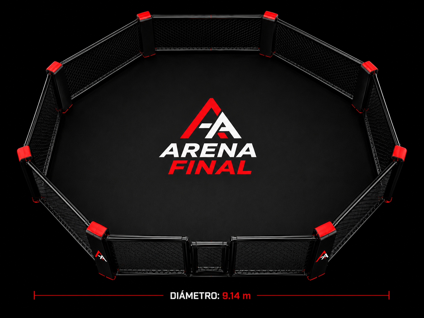 OCTÁGONO MMA PROFESIONAL ARENA FINAL® – 9.14 m