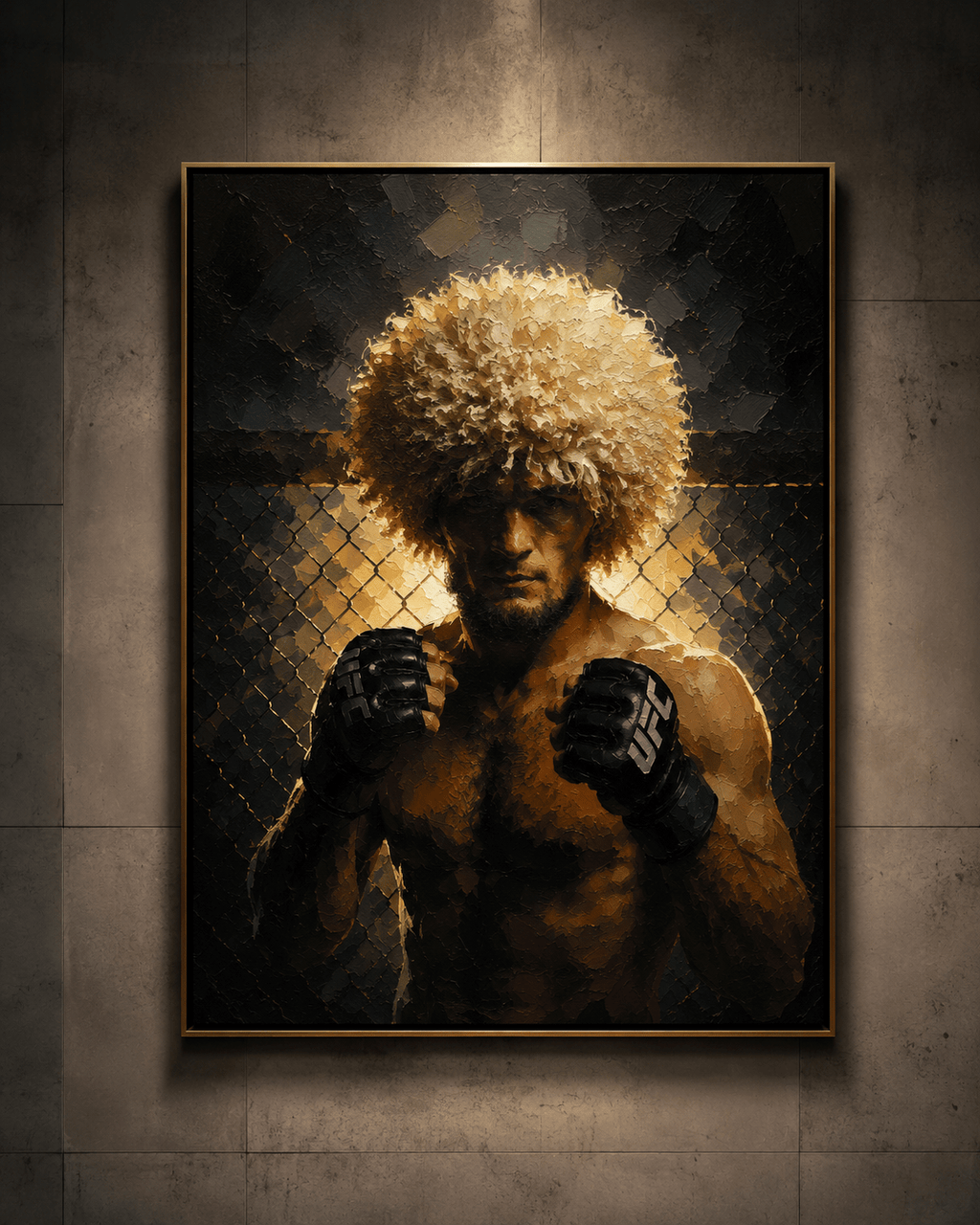 Cuadro Decorativo (Khabib Nurmagomedov) - Arena Final